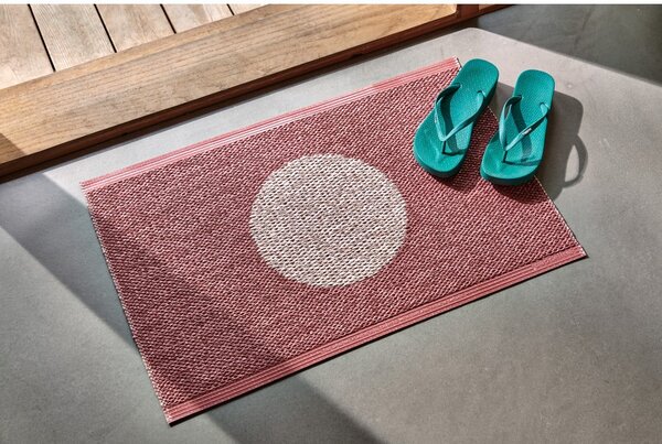 Světle červený vnitřní a venkovní běhoun 70x280 cm Vera Pop Blush – Pappelina