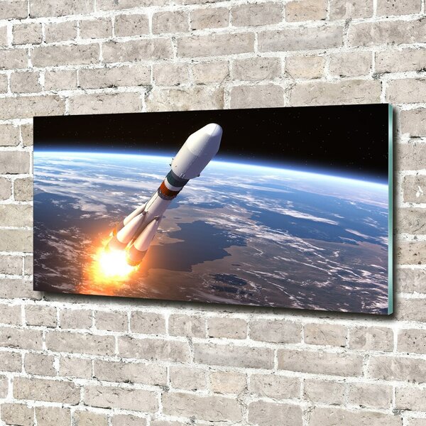 Fotoobraz na skle Kosmická raketa osh-82396633