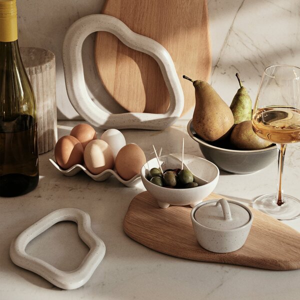 Broste Copenhagen Kameninová miska Nordic Vanilla - Small BC142