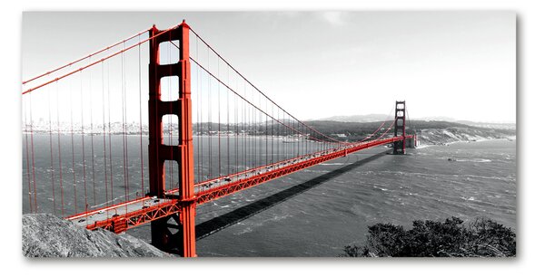 Fotoobraz na skle Most San Francisco osh-82486303
