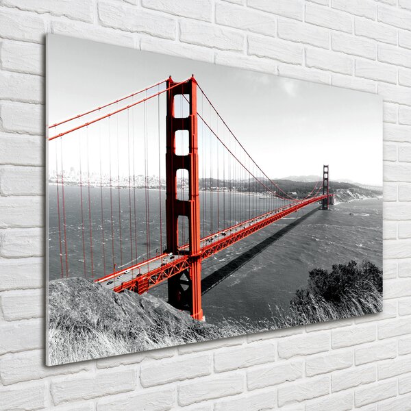 Fotoobraz na skle Most San Francisco osh-82486303