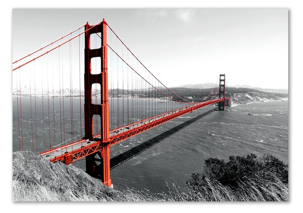 Fotoobraz na skle Most San Francisco osh-82486303