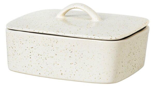 Broste Copenhagen Kameninová dóza na máslo Nordic Vanilla BC143