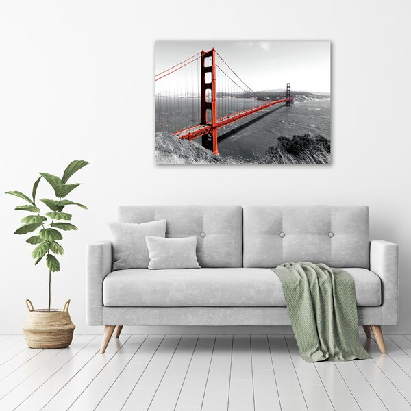 Fotoobraz na skle Most San Francisco osh-82486303
