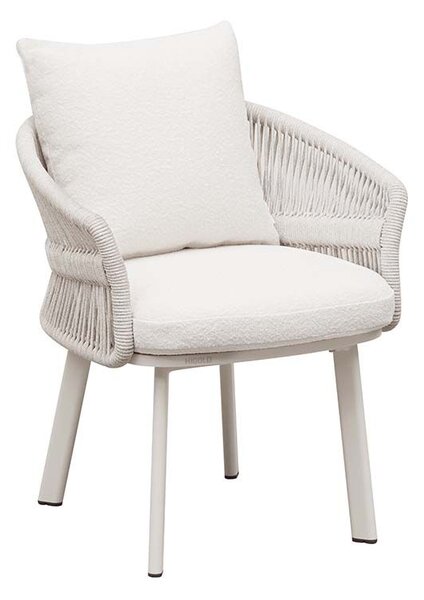 Zahradní jídelní židle AiO TAUPE WHITE Exteriér | Zahradní židle