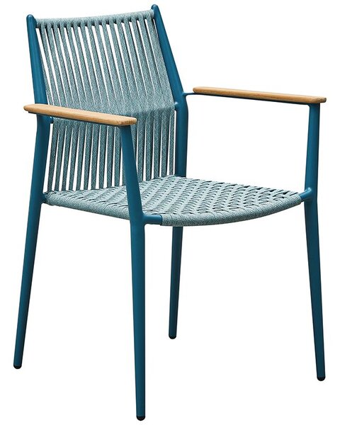 Zahradní stohovatelná jídelní židle BALI BLUE Exteriér | Zahradní židle