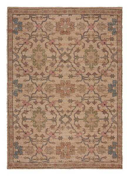 Ručně tkaný koberec s příměsí juty v přírodní barvě 200x290 cm Celine Jute Global – Flair Rugs