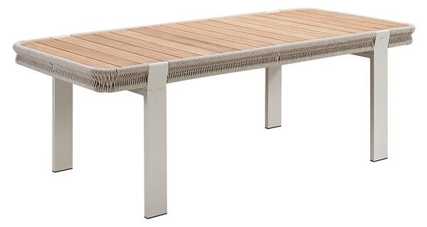 Zahradní jídelní stůl BORROMEO 210 CM TAUPE Exteriér | Zahradní stoly