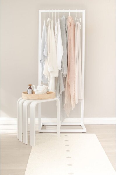 Béžovo-krémový vnitřní a venkovní koberec 70x60 cm Peg Linen Vanilla – Pappelina