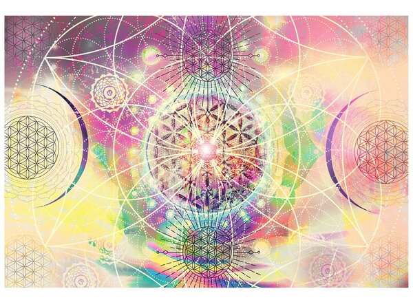 Tapeta Mandala v zajímavém provedení