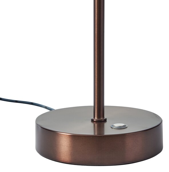 Designová stolní lampa tmavě bronzová vč. LED stmívatelná - Joya