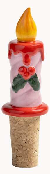 Ručně malovaná zátka do láhve z dolomitu Candle