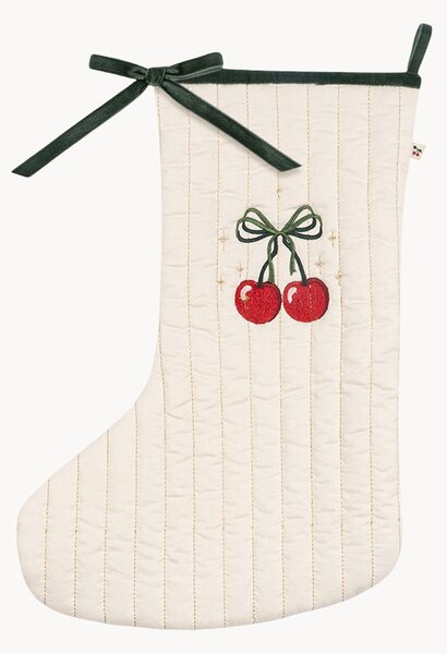 Bavlněná vánoční punčocha Cherry