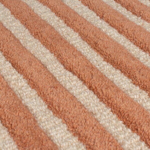 Ručně tkaný vlněný koberec v terakotové barvě 200x290 cm Lozenge Terracotta – Flair Rugs
