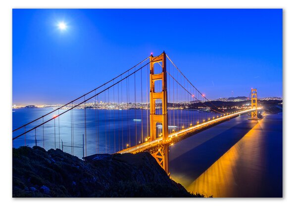 Foto obraz sklo tvrzené Most San Francisco osh-83013972
