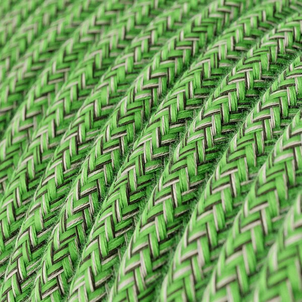 Creative cables Závěsná lampa s textilním kabelem a pastelovým stínidlem swing Barva: Světle modrá