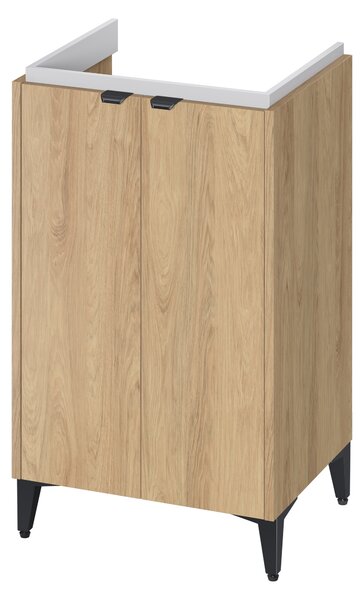 Cersanit Ovida skříňka 49.4x40x70 cm pod umyvadlo závěsná dub S1058-009