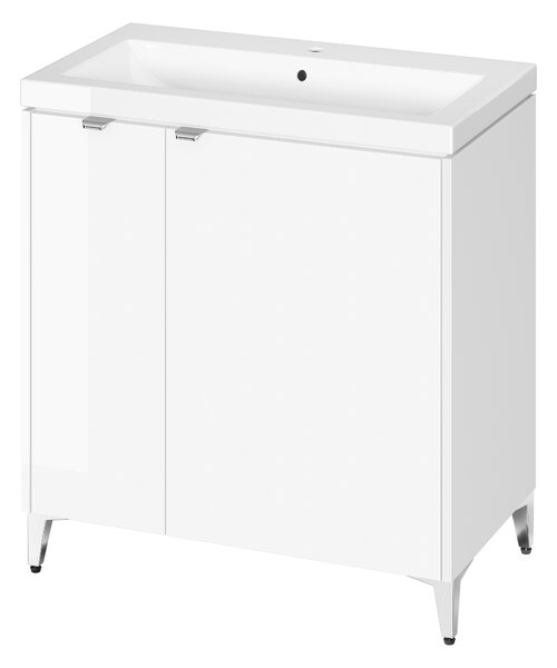 Cersanit Ovida umyvadla se skříňkou 80 cm bílá S4047-003