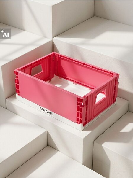 Sinsay - Skládací úložná krabice Pantone - fuchsiová