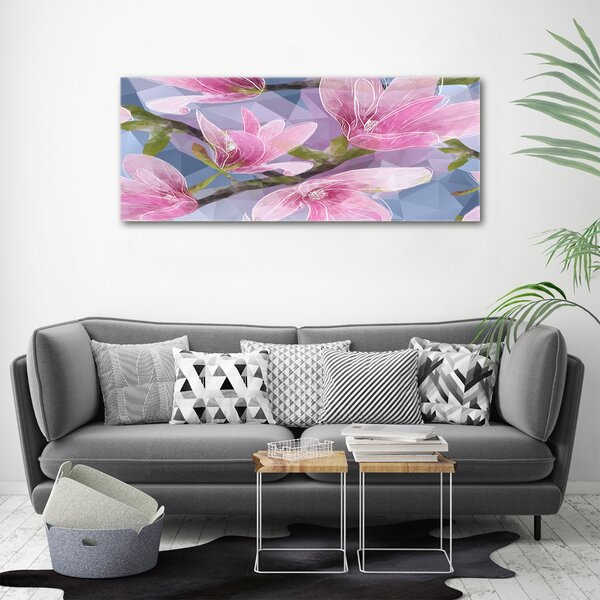 Foto obraz na plátně do obýváku Růžová magnolie oc-83196443