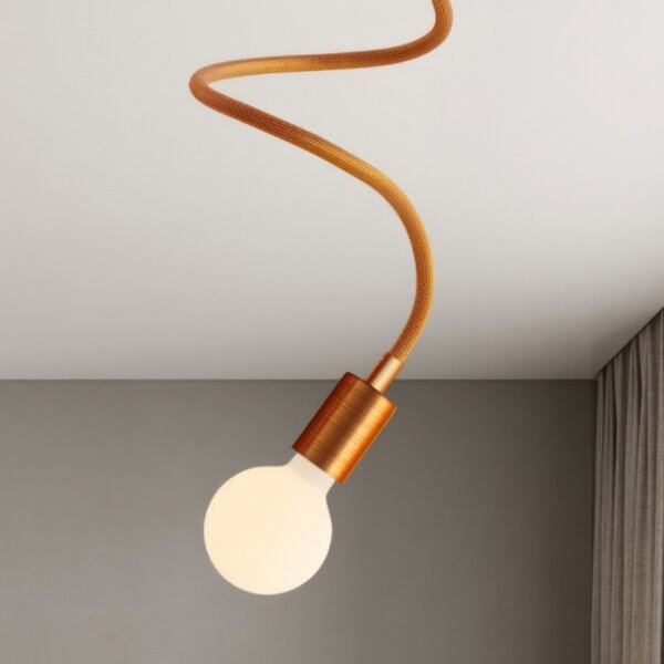 Creative cables Nástěnná a stropní lampa creative flex velikosti 90 cm Barva: Matný bronz