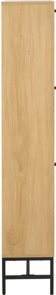 Výklopný botník v dekoru dubu v přírodní barvě 72x140x25 cm Albany – Actona