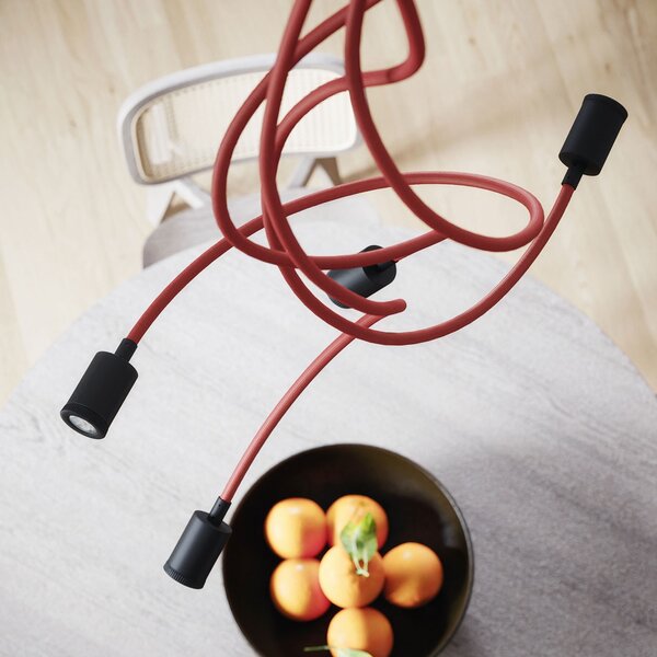 Creative cables Bodové svítidlo mini led gu1d0 Barva: Světle modrá