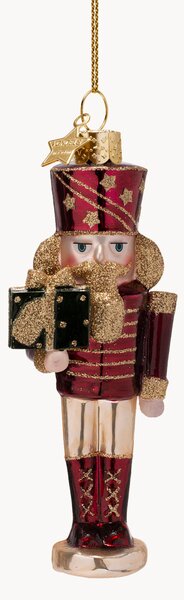 Ručně foukaná vánoční ozdoba Nutcracker