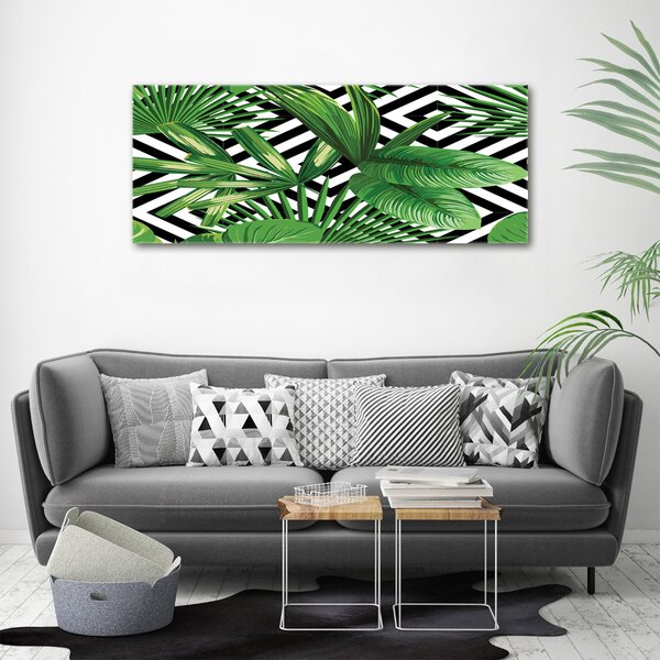 Moderní obraz canvas na rámu Tropické listí oc-83346091