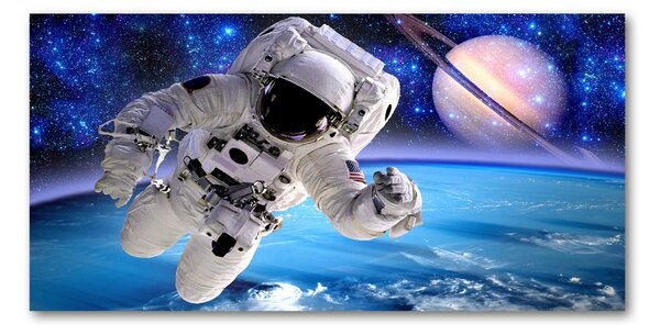 Fotoobraz skleněný na stěnu do obýváku Kosmonaut osh-83411618