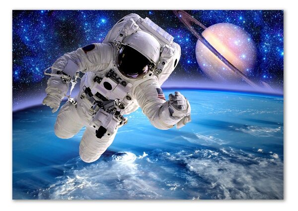 Fotoobraz skleněný na stěnu do obýváku Kosmonaut osh-83411618
