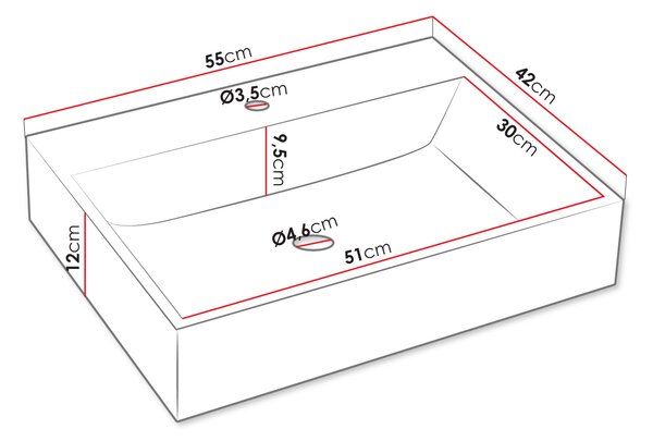 - Skříňka pod umyvadlo PALBAN - černá + umyvadlo a sifon ZDARMA