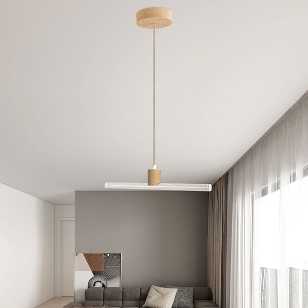 Creative cables Esse14 závěsná lampa s paticí s14d Barva: Černá
