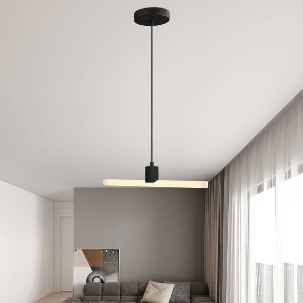 Creative cables Esse14 závěsná lampa s paticí s14d Barva: Černá