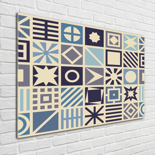 Fotoobraz na skle Geometrické pozadí osh-83848616