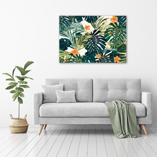 Moderní obraz canvas na rámu Tropické listí oc-83854807