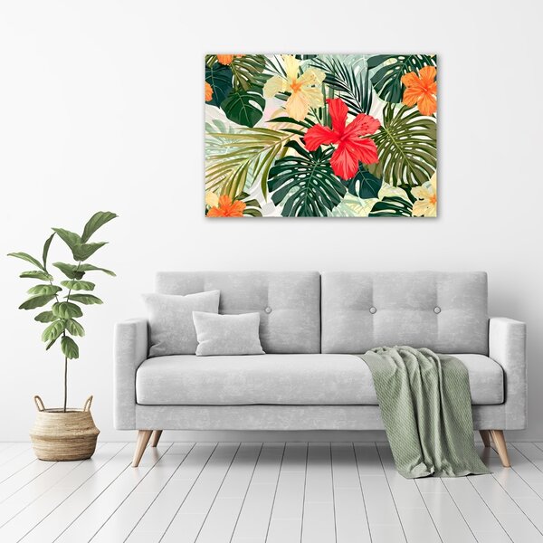 Moderní obraz canvas na rámu Havajské květiny oc-84089036