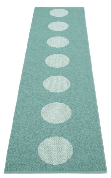 Tyrkysový vnitřní a venkovní běhoun 70x280 cm Vera Pop Jade – Pappelina