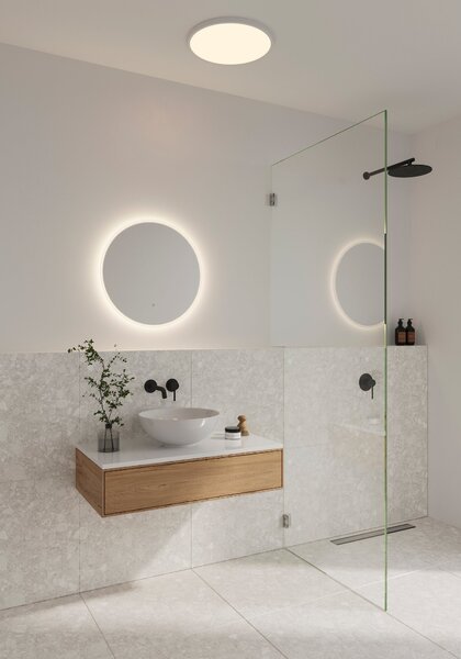 Nordlux Nástěnné LED zrcadlo Dovina Round, IP44