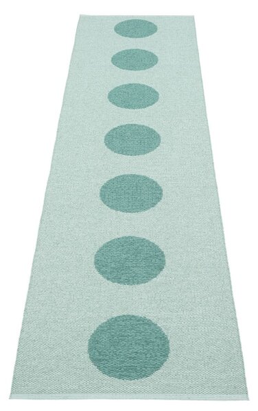Tyrkysový vnitřní a venkovní běhoun 70x280 cm Vera Pop Jade – Pappelina