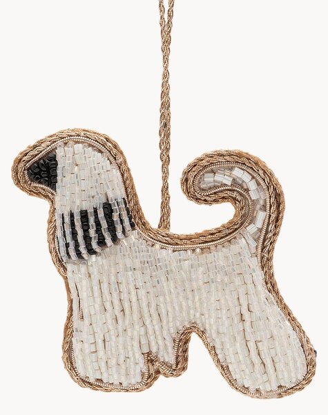Ručně vyrobená vánoční ozdoba Fancy Dog