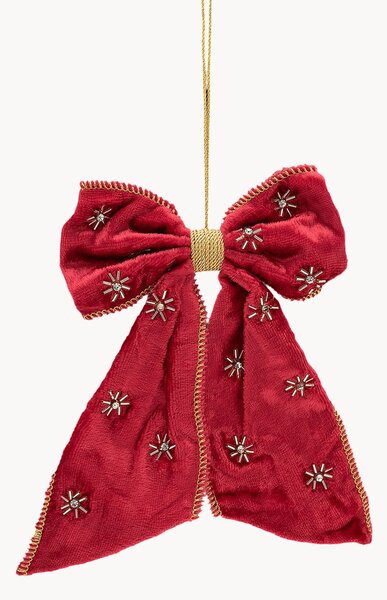 Ručně vyrobená vánoční ozdoba Luxe Bow
