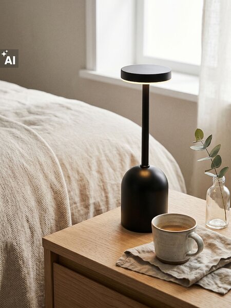 Sinsay - Minimalistická LED noční lampička - černá