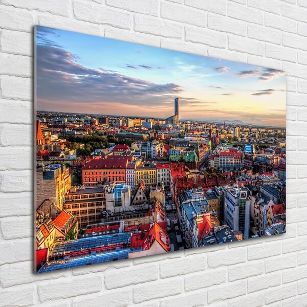 Foto obraz sklo tvrzené Panorama Vratislav osh-84243911