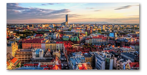 Foto obraz sklo tvrzené Panorama Vratislav osh-84243911