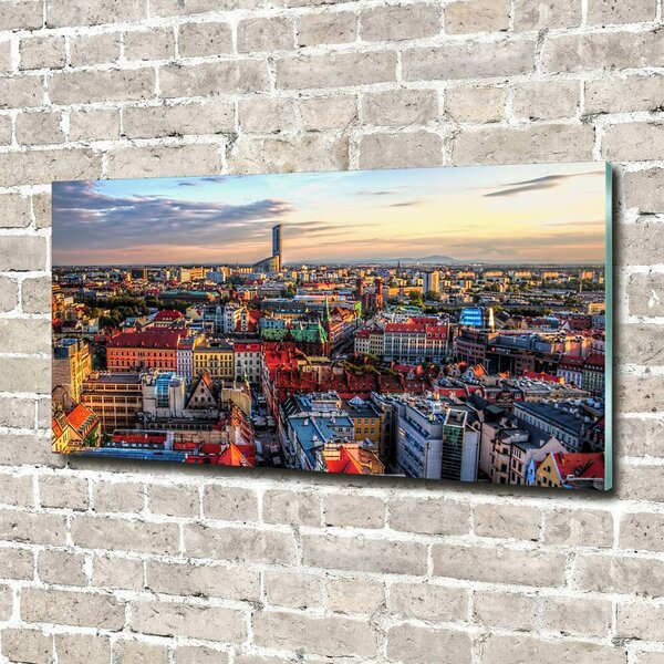 Foto obraz sklo tvrzené Panorama Vratislav osh-84243911