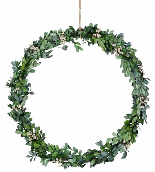 Lene Bjerre Dekorativní věnec Elena White Berries - 45 cm LB369