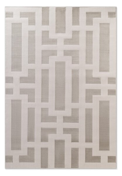 Šedo-krémový koberec 120x170 cm Perles Onyx – Elle Decoration
