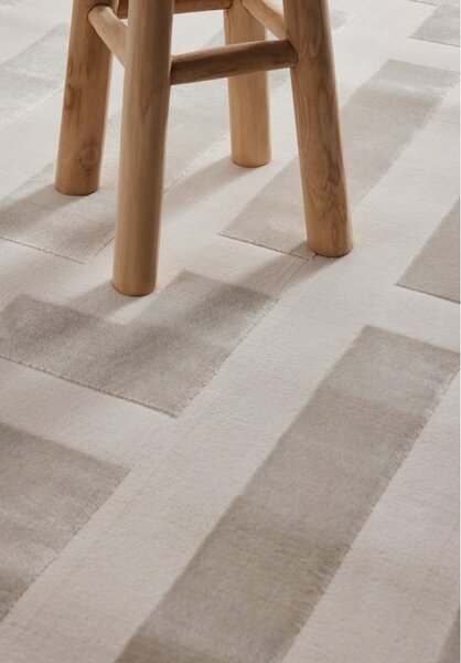 Šedo-krémový koberec 120x170 cm Perles Onyx – Elle Decoration