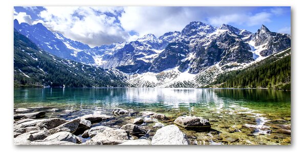 Foto obraz fotografie na skle Mořské oko Tatry osh-84961137